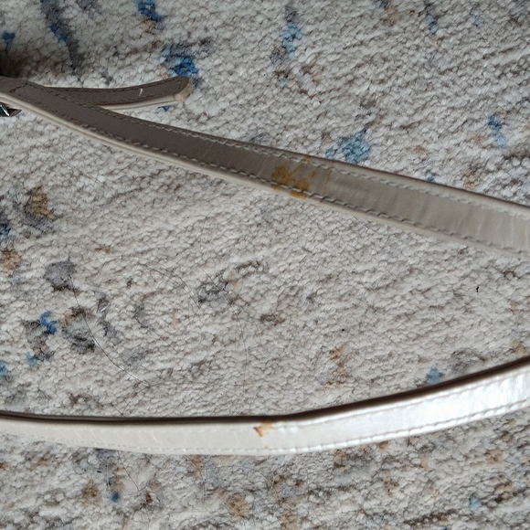 Faux leather Cream small bag - Picture 3 of 5